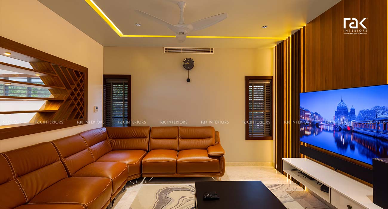 Home interiors in Kerala.